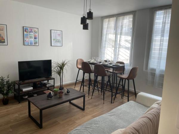 På billedet ses objektet Appartement Spacieux Centre Gare Visitation beliggende i byen Angers.