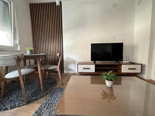 写真にはストルミツァ市にあるCentral Apartmentが写っています。