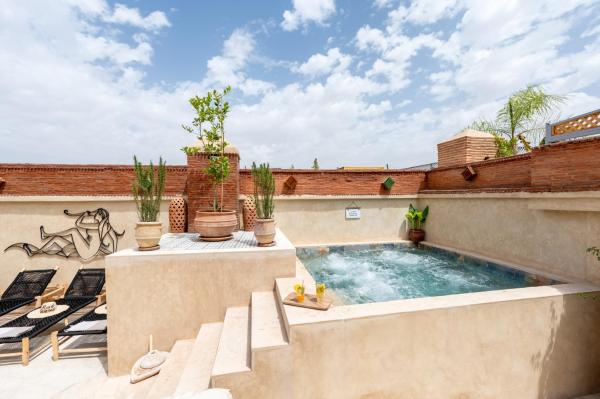 En la foto se muestra el objeto Riad Celema & Spa ubicado en la ciudad de Marrakech.
