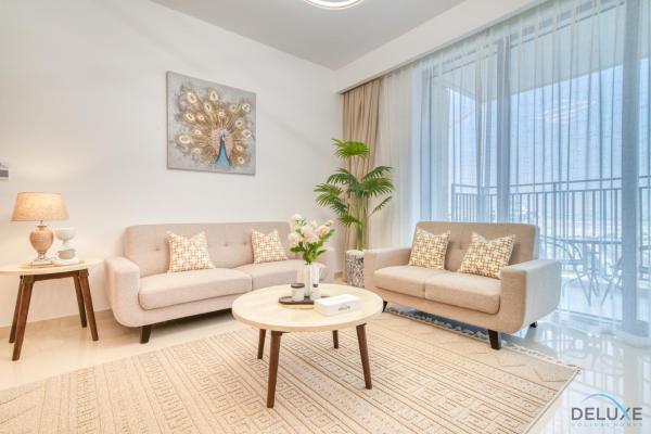 Na fotografii je vidět objekt Unbeatable Deal Chic 1BR with Amazing Views by Deluxe Holiday Homes nacházející se ve městě Dubaj.
