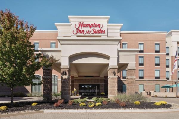 På billedet ses objektet Hampton Inn & Suites Mishawaka/South Bend at Heritage Square beliggende i byen Granger.