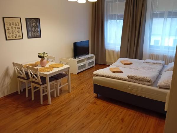 Auf dem Foto ist das Objekt Apartmány Šrámek Stříbro in der Stadt Stříbro zu sehen.