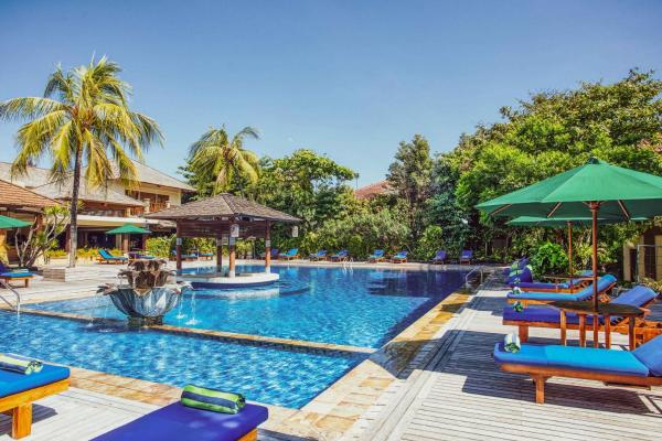 A la foto es mostra l'objecte Risata Bali Resort & Spa situat a la ciutat de Kuta.