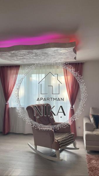 The photo shows the Apartman Nika located in the city of Kruščanje.