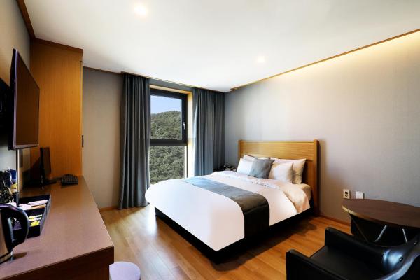 照片显示了位于Saech'aei市的Paju Golden Hill物件。