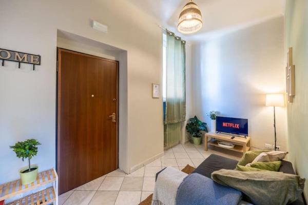 A la foto es mostra l'objecte Bilocale Accogliente a Abbiategrasso, Colazione Inclusa, Wi-Fi e Netflix situat a la ciutat de Abbiategrasso.