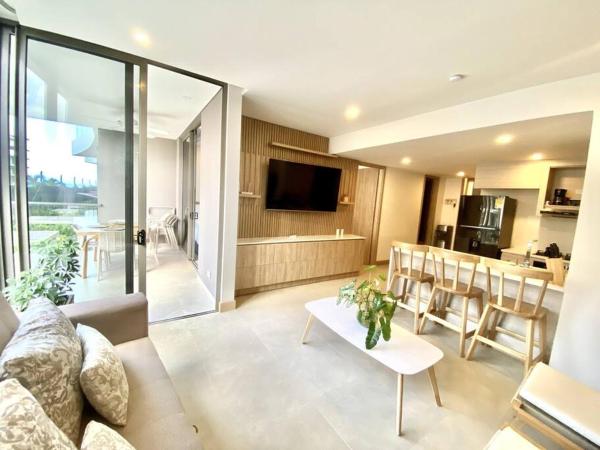 照片显示了位于Punta Canoas市的Morros Zoe - Beautiful Apartment on Manzanillo Beach物件。