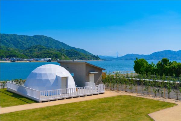 照片显示了位于Setoda市的GLAMP VILLAGE SETOUCHI-SHIMANAMI物件。