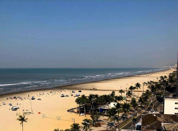 Apto Com Linda Vista Para O Mar - Praia Grande