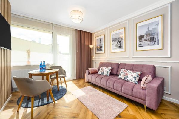 A la foto es mostra l'objecte Pink Flower by OneApartments situat a la ciutat de Sopot.