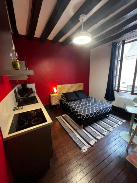 På billedet ses objektet 101 Studio en plein cœur historique de Bourges beliggende i byen Bourges.