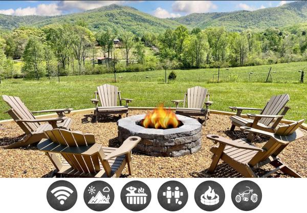Wearadise Mountain Views Home Features Hot Tub And Fire Pit - Wears Valley, TN