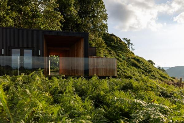 A la foto es mostra l'objecte The Black Cabin Oban situat a la ciutat de Oban.