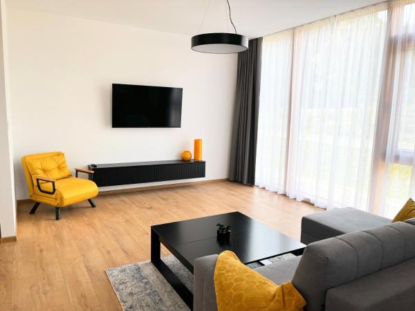 En la foto se muestra el objeto Apartmány Kamenec ubicado en la ciudad de Krušetnica.
