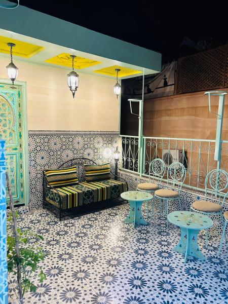 En la foto se muestra el objeto Maison Cascada ubicado en la ciudad de Marrakech.