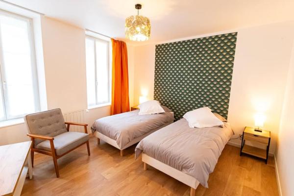 På billedet ses objektet Gîte d'Artagnan 3 chambres beliggende i byen Troësnes.