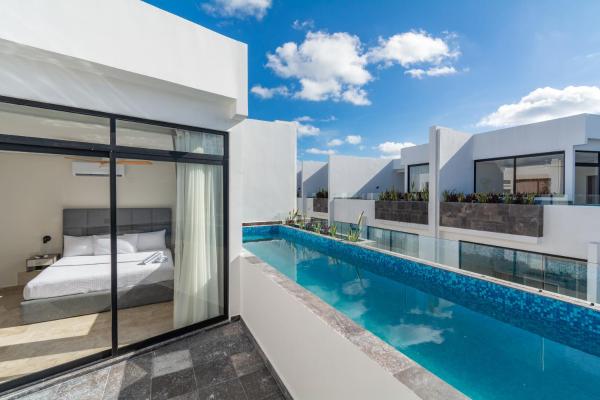 Na zdjęciu widoczny jest obiekt Penthouse with private pool położony w mieście Tulum.
