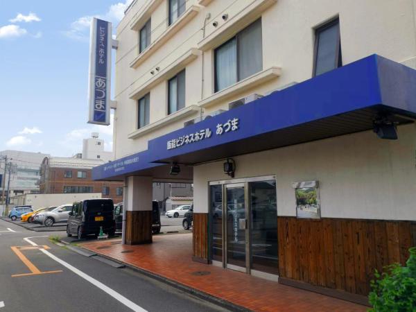 På bilden syns objektet Business Hotel Azuma som ligger i staden Morohongō.