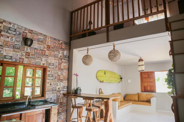 A la foto es mostra l'objecte Vila hangloose Jericoacoara situat a la ciutat de Aranaú.