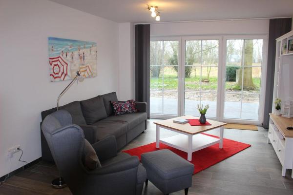 Na zdjęciu widoczny jest obiekt Wohnung Zur Werkstatt położony w mieście Leybuchtpolder.