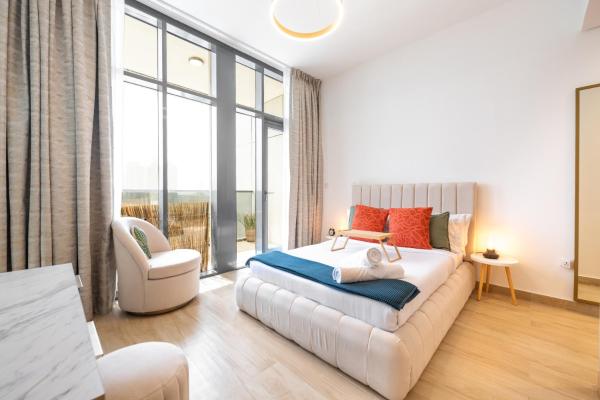 A la foto es mostra l'objecte Daniels Cozy Studio at JVC situat a la ciutat de Dubai.