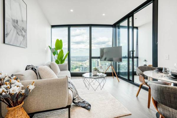 A la foto es mostra l'objecte Modern 1 BR Apt on Southbank LV60! Australia108#AU60 situat a la ciutat de Melbourne.