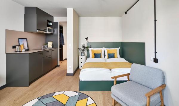 A la foto es mostra l'objecte Living Hotel am Olympiapark situat a la ciutat de Munic.
