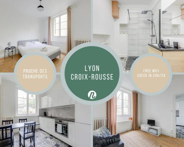 På billedet ses objektet Le White Cozy - Lyon - Croix Rousse beliggende i byen Lyon.