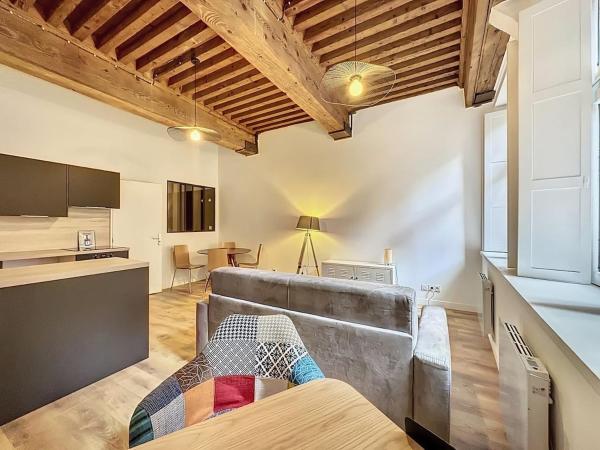 På billedet ses objektet Cosy appt cœur de Lyon Du Bœuf 2 beliggende i byen Lyon.