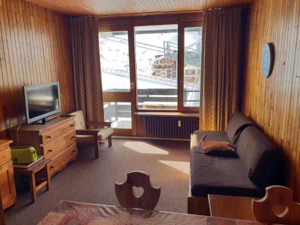 På billedet ses objektet Studio lumineux au pied des pistes avec balcon à Tignes - FR-1-449-32 beliggende i byen Tignes.