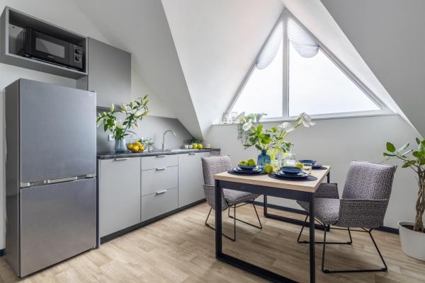 A la foto es mostra l'objecte Aparthotel Solskiego Wrocław situat a la ciutat de Jaszkotle.