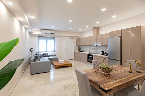Na fotografii je vidět objekt Garden Apartment in Amarynthos II nacházející se ve městě Amarinthos.