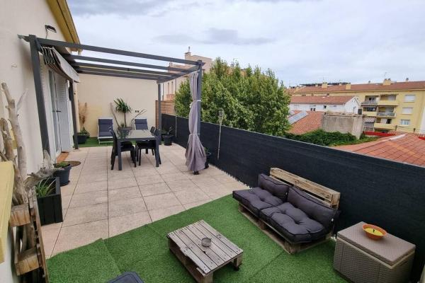 A la foto es mostra l'objecte Appartement T2 + Grande terrasse situat a la ciutat de Perpinyà.