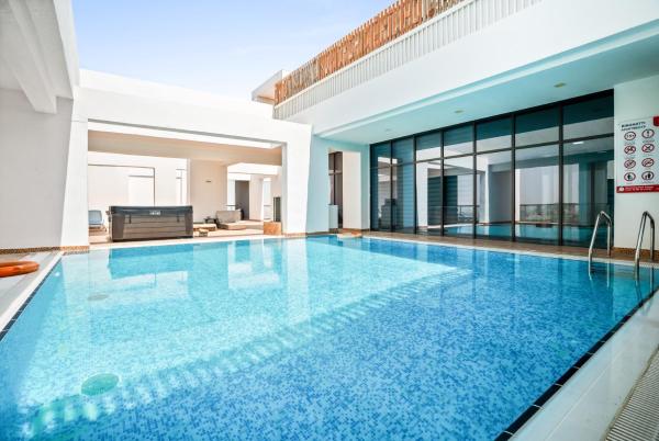 Na zdjęciu widoczny jest obiekt Modern Silicon Oasis Studio Near Academic City położony w mieście Dubaj.