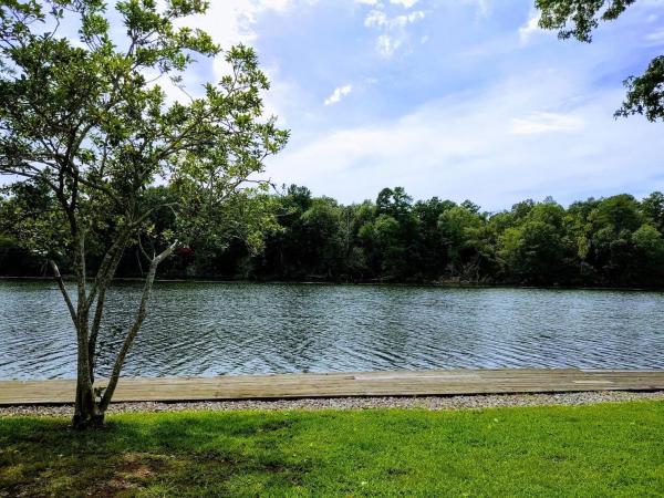 Na foto é possível ver o objeto Lake Paradise localizado na cidade de Mountain Pine.
