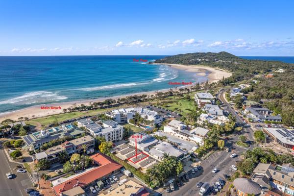 Na foto é possível ver o objeto Fiesta Palms 4 localizado na cidade de Byron Bay.