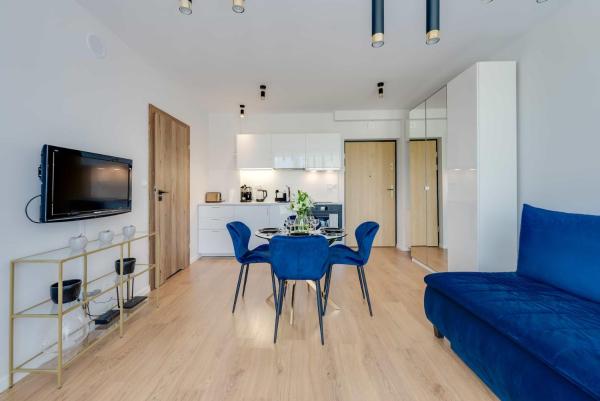 Na fotografii je vidět objekt Apartament Laguna Beskidów 88 przy Jeziorze Żywieckim - Dream Apart nacházející se ve městě Zarzecze.