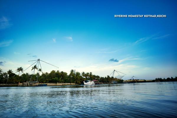 På bilden syns objektet Riverine Homestay Kochin som ligger i staden Ernakulam.