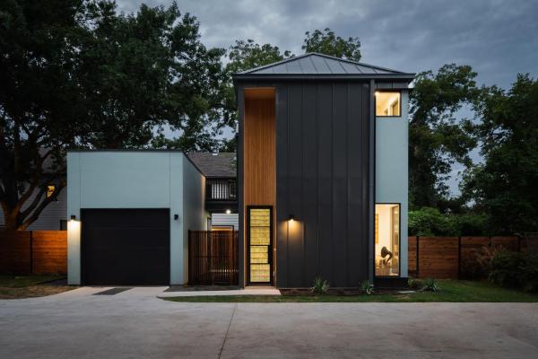 A la foto es mostra l'objecte East Austin Modern Bungalow situat a la ciutat de Austin.