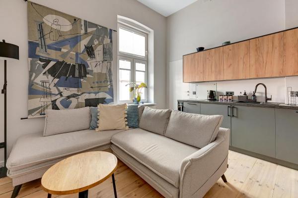 A la foto es mostra l'objecte Azzuro Living - Cozy Two Bedroom Spot by the Beach & Town by Lion Apartments Sopot situat a la ciutat de Sopot.