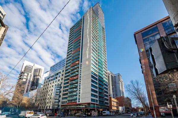 A la foto es mostra l'objecte City Stays situat a la ciutat de Melbourne.
