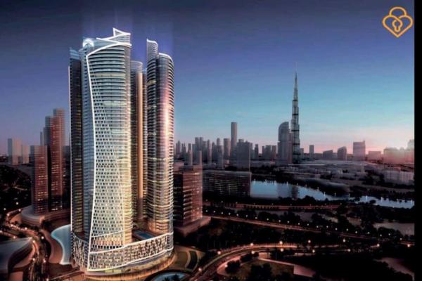 Na fotografii je vidět objekt Keysplease Luxury 1 B/R Apt in Paramount Towers by Damac nacházející se ve městě Dubaj.