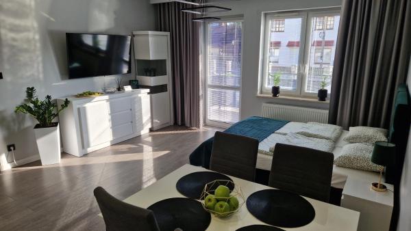 Kuvassa näkyy kohde Apartament Gimnazjalna Prestige, joka sijaitsee kaupungissa Komaszyce.