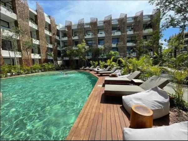 Na zdjęciu widoczny jest obiekt Jade Tulum Zen Residences - Premium XL Apartment położony w mieście Tulum.