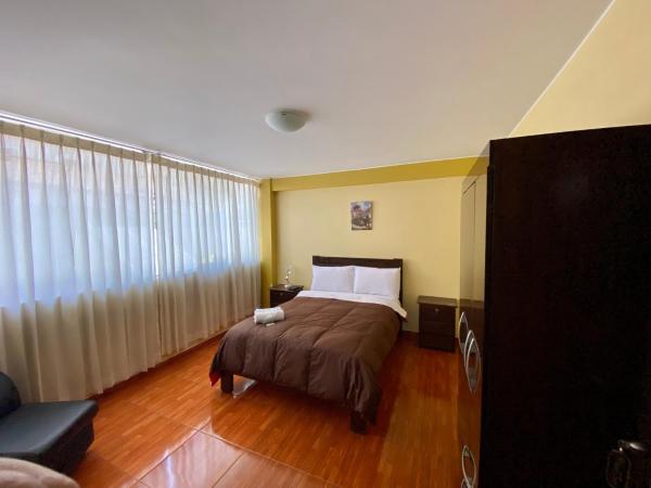 På billedet ses objektet Pachamama Hostel beliggende i byen Cusco.