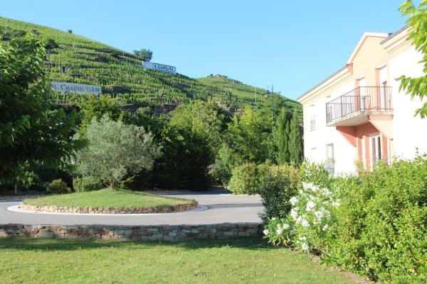 A la foto es mostra l'objecte Hôtel Le Domaine des Vignes Ampuis Lyon Sud Vienne situat a la ciutat de Ampuis.