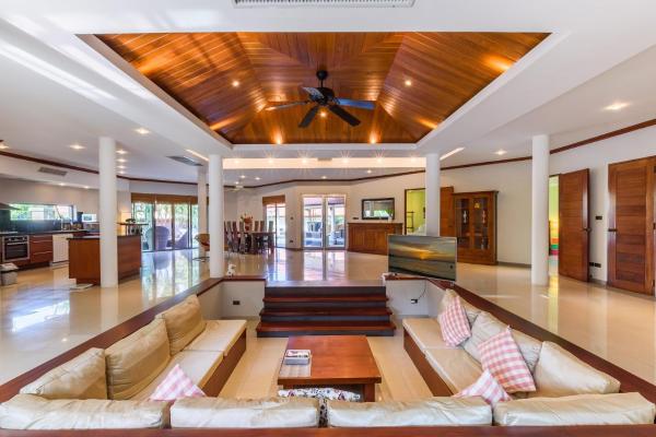 The photo shows the Amber Pool Villa Your private slice of paradise located in the city of Rawai Beach.