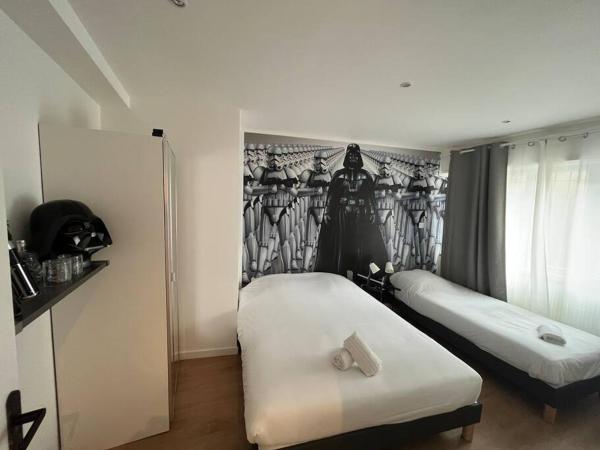 På billedet ses objektet Hollywood 9 People - KHbnb center beliggende i byen Strasbourg.