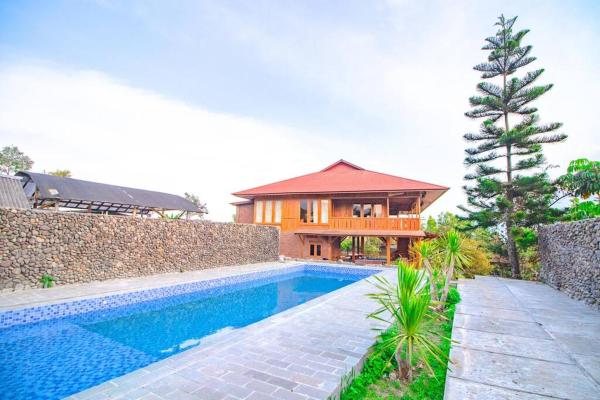 Nella foto è visibile l'oggetto Villa Watu Emas 2 situato nella città di Batu.