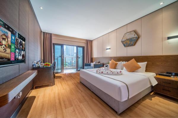 Auf dem Foto ist das Objekt Huanyu Jun Hui Hotel in der Stadt Shizhu zu sehen.